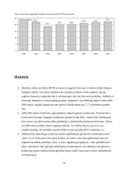 Investicijų dalis bendro vidaus produkto (BVP) struktūroje ir jos kitimas Lietuvoje 19 puslapis