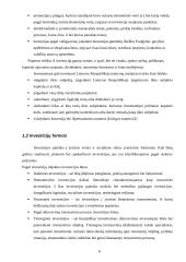 Investicijų dalis bendro vidaus produkto (BVP) struktūroje ir jos kitimas Lietuvoje 6 puslapis