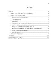 Kalbos etiketo vaidmuo paslaugų sferos darbuotojų kalboje