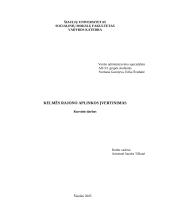 Kelmės rajono aplinkos įvertinimas