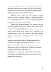 Klasikinės ir moderniosios pedagogikos požiūris į mokytojo asmenybę bei šiandienos visuomenės lūkesčiai 17 puslapis