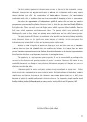 Lietuvos partinė sistema ir jos raida 11 puslapis