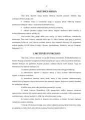 Lietuvos Respublikos (LR) muitinės misija, vizija, struktūra ir funkcijos 3 puslapis