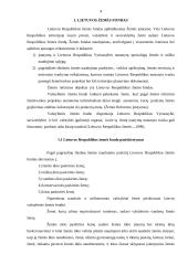 Lietuvos Respublikos (LR) žemės fondo sudėtis, struktūra ir naudojimas 4 puslapis