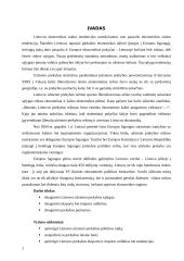 Lietuvos užsienio prekybos politikos analizė 3 puslapis