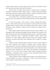 Lietuvos užsienio prekybos politikos analizė 8 puslapis
