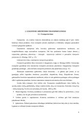 Logistinio aprūpinimo transportavimo plėtra įmonėje: krovinių gabenimas 5 puslapis