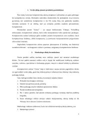 Marketingo planas: interneto kavinė PĮ "Arena" 3 puslapis