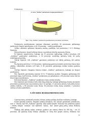 Marketingo tyrimas: sporto aprangos gamyba AB "Audimas" 16 puslapis