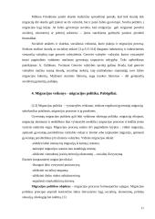 Migracija: ištakos ir šiuolaikinės tendencijos 11 puslapis