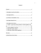 Nedarbas Lietuvoje: jo priežastys ir paplitimas 2 puslapis