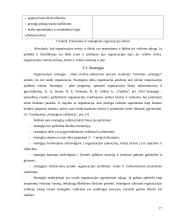 Organizacijos egzistavimo sąlygos 17 puslapis