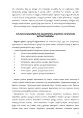 Regioninių aplinkos apsaugos departamentų struktūra, funkcijos ir darbo organizavimas 13 puslapis
