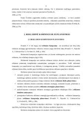 Reklamos plano turinys ir svarbiausi elementai kuriant firmos įvaizdį 8 puslapis