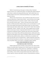 Reklamos poveikis vartotojui ir rinkai 2 puslapis