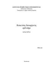 Rotacinių šienapjovių apžvalga