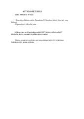 Sporto šakos įtaka vestibiulinio analizatoriaus funkcijai 18 puslapis