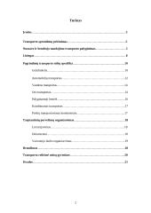 Transportas — sudėtinė verslo dalis 2 puslapis