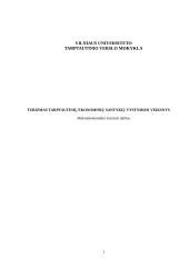 Turizmas — tarptautinių ekonominių santykių vystymosi veiksnys