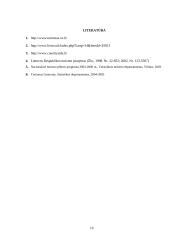 Turizmo plėtros galimybių studija Lietuvoje 16 puslapis