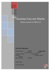 Ukrainian Gen-sets Market. Market research for DEIF A/S