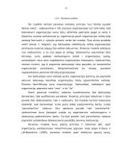 Vadovų vadovavimo stiliaus įtaka kultūrinės institucijos veiklai 14 puslapis