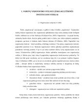 Vadovų vadovavimo stiliaus įtaka kultūrinės institucijos veiklai 4 puslapis