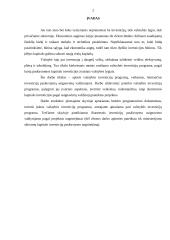 Valstybės investicijų programa 2 puslapis