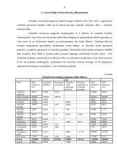 Valstybės investicijų programa 6 puslapis