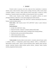 Veiklos finansinė analizė ir perspektyvos: UAB "Servisas" 4 puslapis