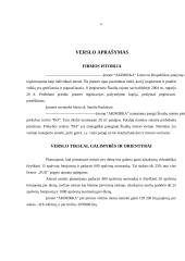 Verslo planas: fotopaslaugų teikimas IĮ "Akimirka" 6 puslapis