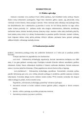 Verslo planas: internetinių puslapių kūrimas ir priežiūra UAB "Kompiuterinis langas" 5 puslapis