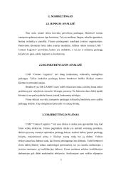 Verslo planas: krovinių pervežimas UAB "Contact Logistics" 4 puslapis