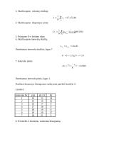 Eksperimento rezultatų statistikinis apdorojimas 2 puslapis