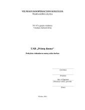 Įmonės aprašymas: kepykla UAB "Prienų duona"