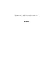 Paslaugų varototojų poreikiai