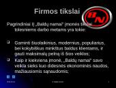 Verslo planas: minkštų baldų kūrimas, projektavimas ir gamyba "Baldų namai" 7 puslapis