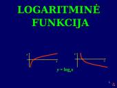 Logaritminė funkcija