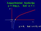 Logaritminė funkcija 13 puslapis