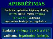 Logaritminė funkcija 6 puslapis