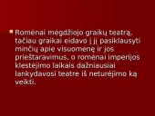 Teatro kilmė ir istorija 8 puslapis