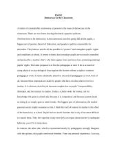 Democracy in the classroom