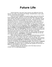 Future Life 1 puslapis