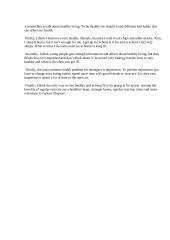 Healthy living and lifestyle