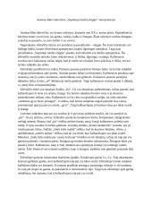 Justino Marcinkevičiaus kūrinio „Septintoji meilės elegija“ interpretacija