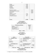 Apskaitos dokumentai vieneto sąnaudoms pripažinti. UAB "Fraska" balansas 15 puslapis