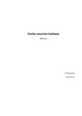 Darbo sutarties keitimas