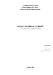 Homoseksuali partnerystė