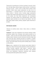 Informatikos mokslo objektas. Informacija ir informacinės sistemos 8 puslapis