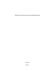 Iškiliausių XX amžiaus antros pusės edukologų veikla